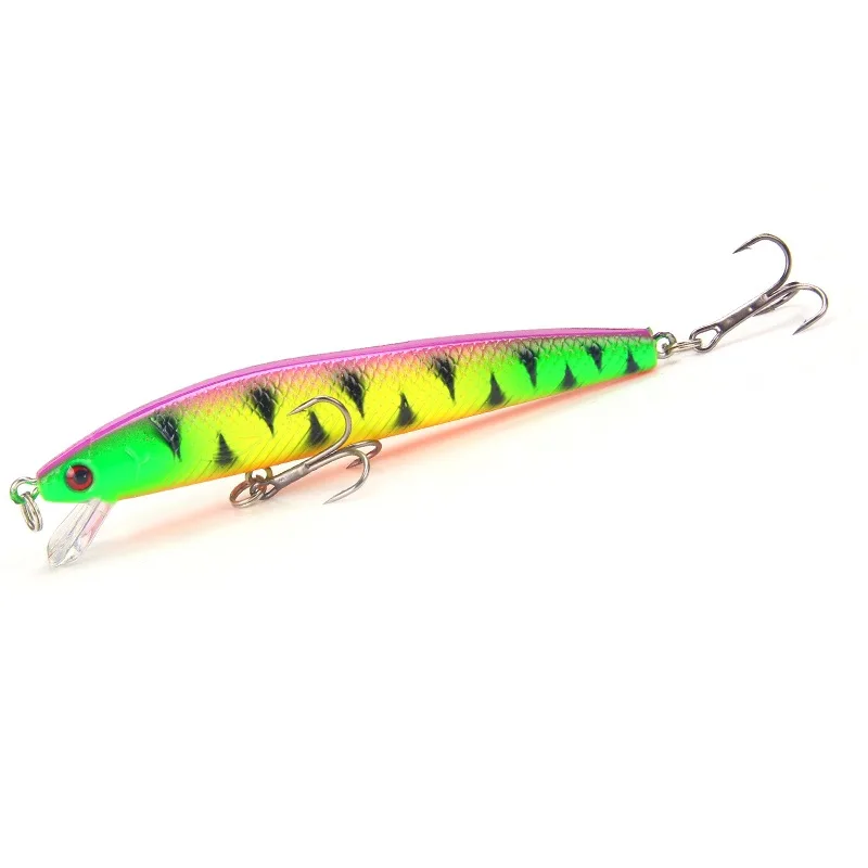 Wobbler Minnow lubina flotante – señuelo crankbait trolling cebo duro - imagen 4