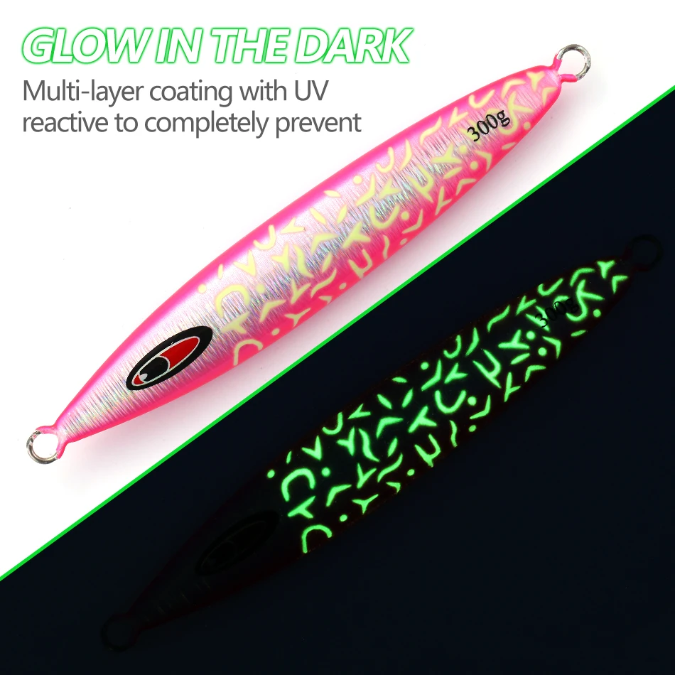 Mookzz-nuevo señuelo de Pesca de Mar de Metal, Jigjing lento, gran peso, 200G/250G/300G, cebo biónico Artificial duro - imagen 4