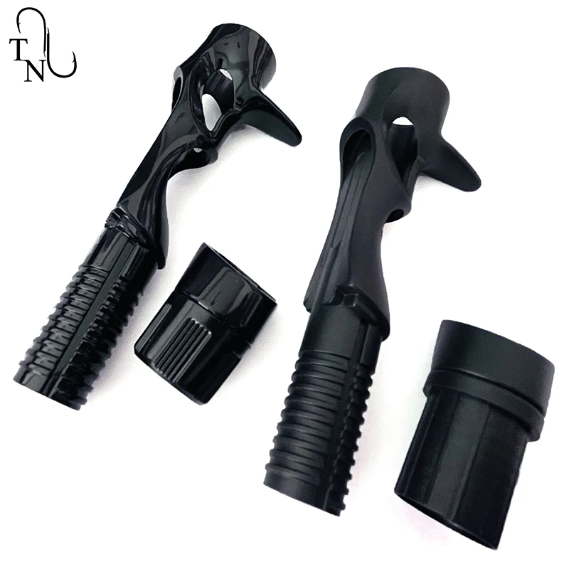 Asiento de carrete de fundición TN51 16 # FCS negro brillante, asiento de carrete DIY, reparación de caña de pescar, componentes de construcción - imagen 2