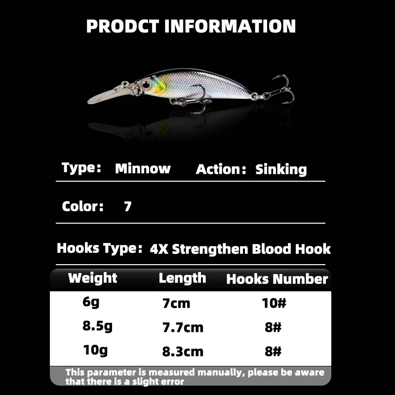 OUTKIT Crankbait hundible para lubina, natación de carpa - imagen 4