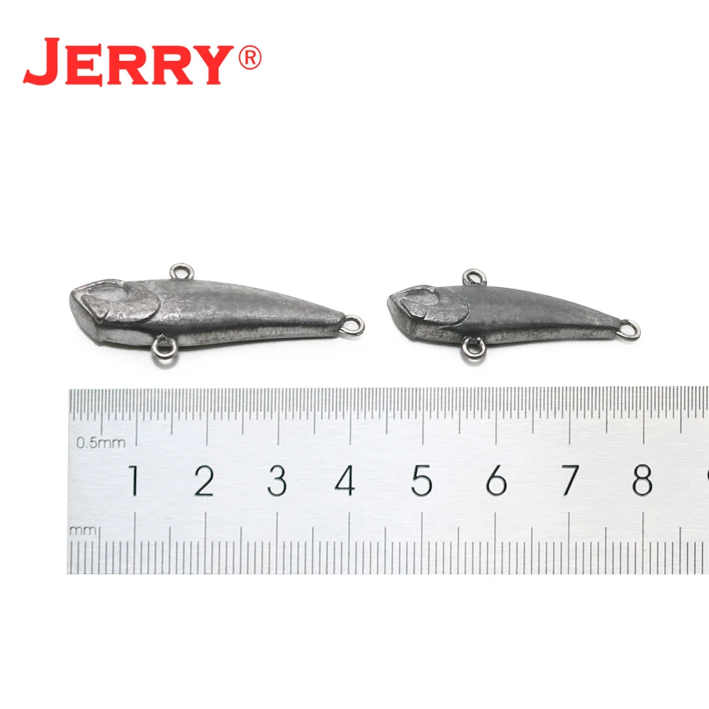 Jerry REAPER 10g 15g 20 unids/lote sin pintar Metal fundido Jig cuchara Shore Casting Jigging pescado lubina señuelo de pesca cebo Artificial T - imagen 2