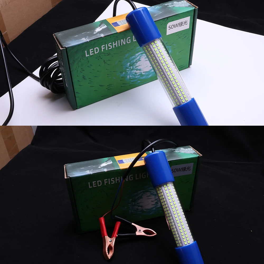 Luz de pesca LED sumergible IP68 atrae krill y potencia señuelos - imagen 4