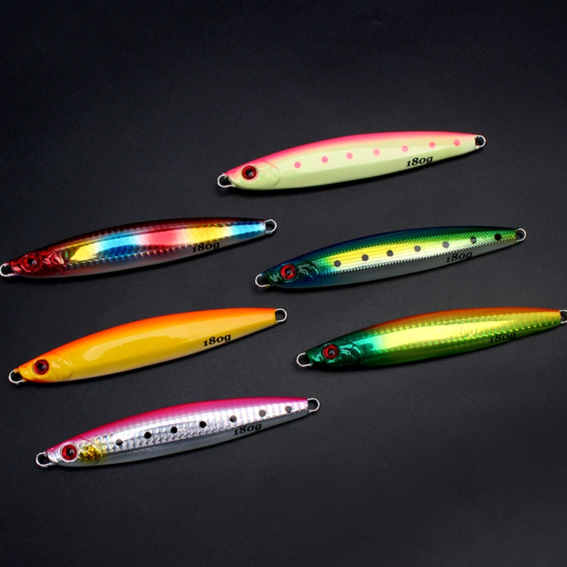 Seafox SF18 Señuelo metálico marino con anzuelo largo luminoso - imagen 4