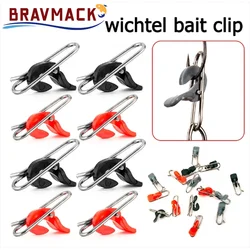 50 unids/set Clip de cebo de impacto de acero inoxidable IMPS cebo de impacto Clip de señuelo de pesca pin de acero inoxidable accesorios de pesca al aire libre