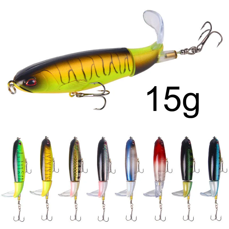 Señuelo de pesca Whopper Popper con buen precio, señuelo de pesca duro, fábrica a la venta, 10-14cm, 13G, 15g, 35g, gran oferta - imagen 3