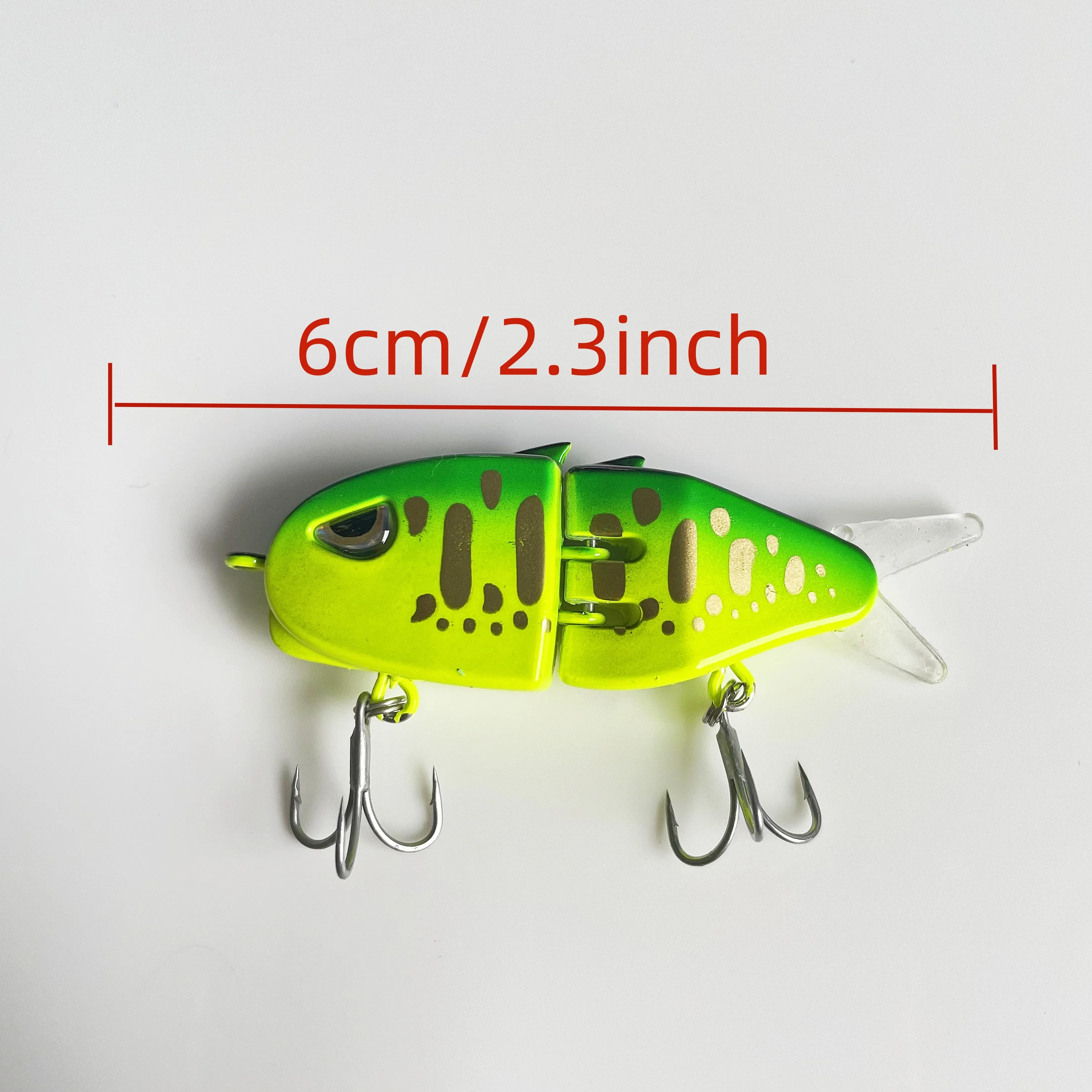 8033 6cm6.8g2PCS LURETV Japón Jackall SWING MIKEY 115 nuevo señuelo de pez multisección cebo falso multi sección pez colorido - imagen 4