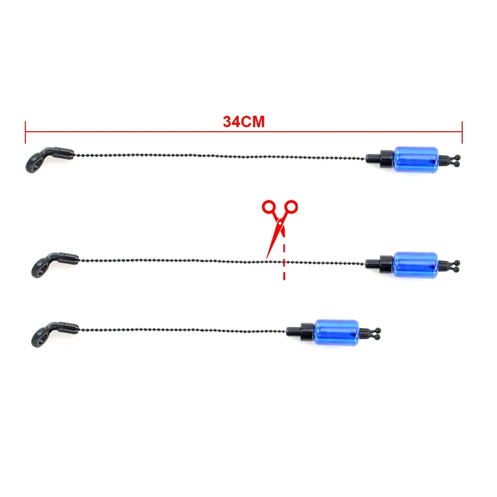 Indicadores de mordida Swinger para pesca de carpa, Color rojo/amarillo/azul/verde, para alarmas de pesca, paquete de 2 - imagen 5