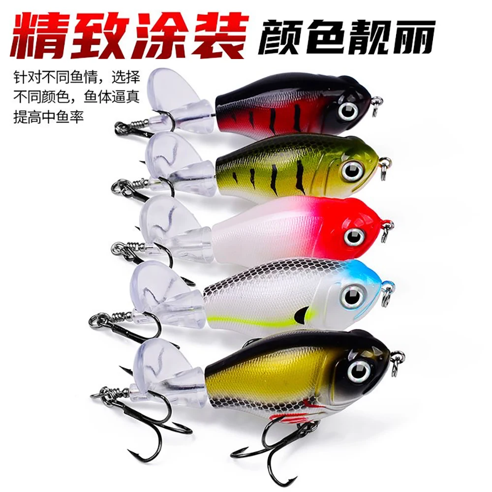 Señuelo de pesca flotante, aparejo Whopper Plopper Topwater, señuelo flotante de 11,5g/16g, Crankbait, cebo duro - imagen 3