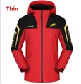 thin red jacket