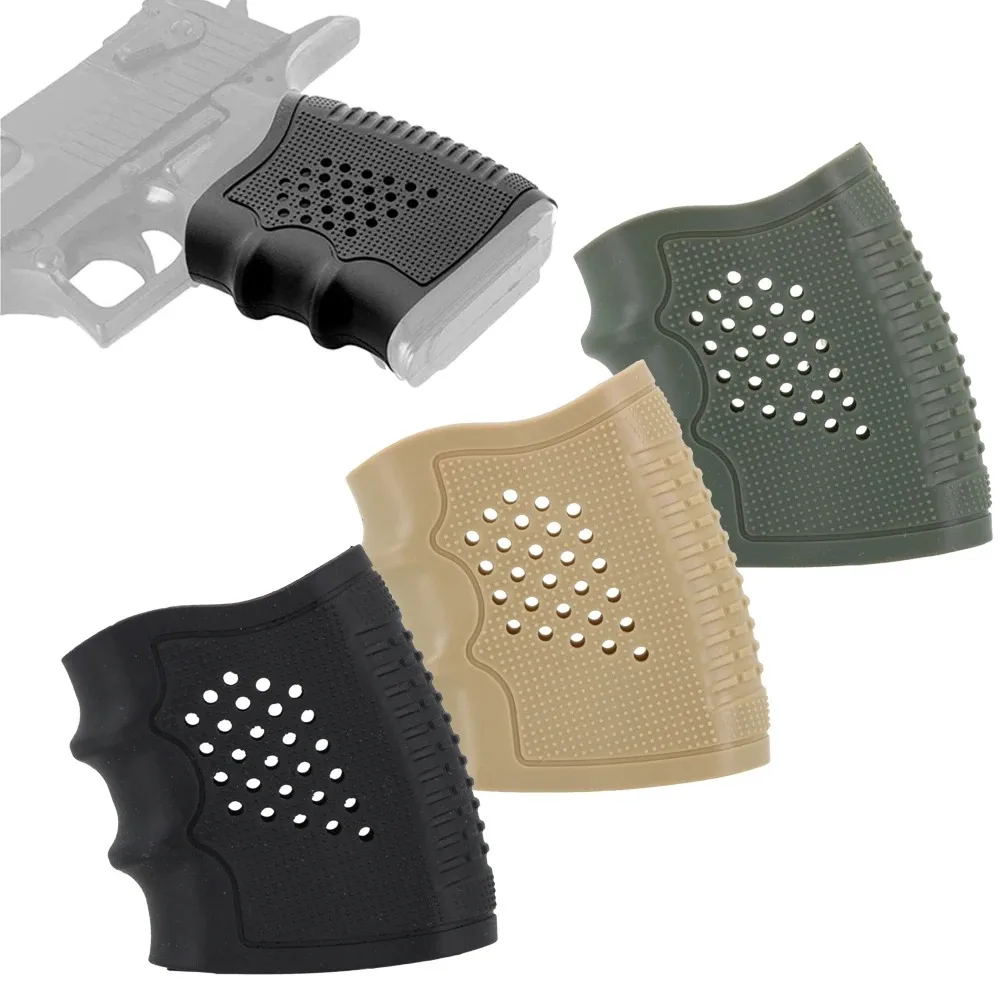 Cubierta protectora de manos antideslizante para G19 G17, funda táctica para equipo al aire libre, funda protectora de goma suave, accesorios para pistola de caza