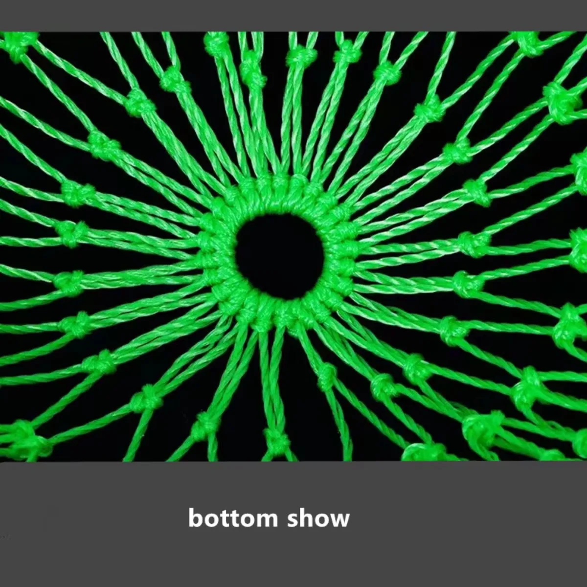 Red de repuesto plegable Sstrong, redes de aterrizaje de pesca, bolsa de red de repuesto, bolsa de carga chum, equipo de pesca D40cm-D100cm - imagen 4