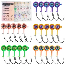 Jig Heads con ojos 3D realistas para swimbait de lubina y trucha