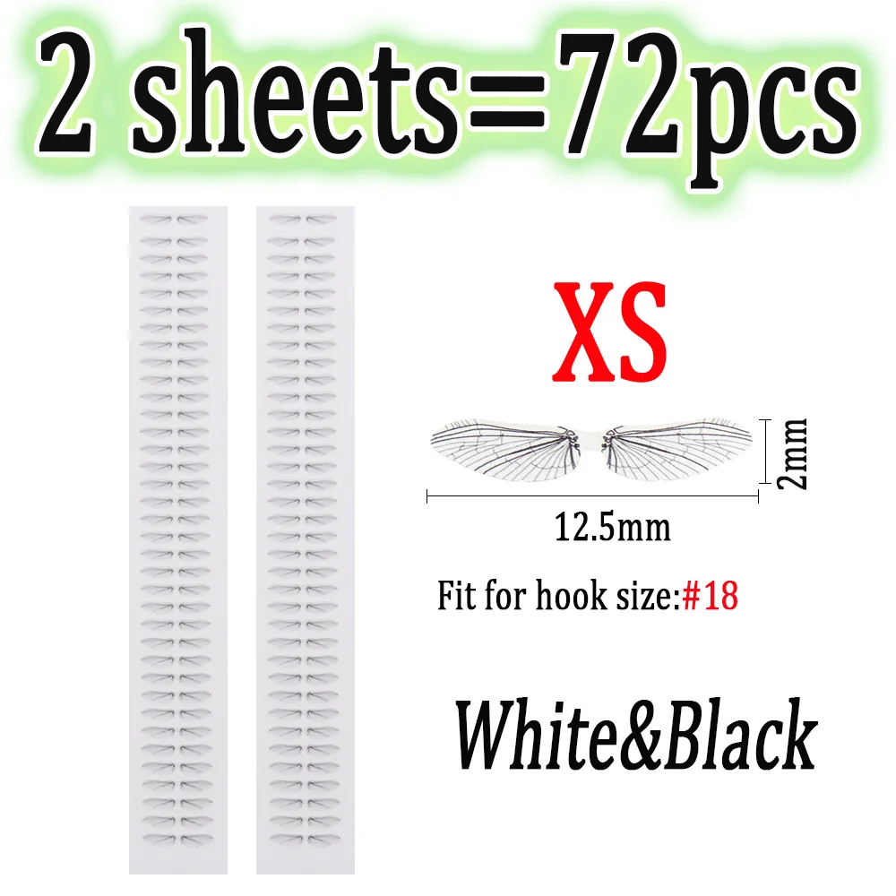 2sheets Wh and Bk XS