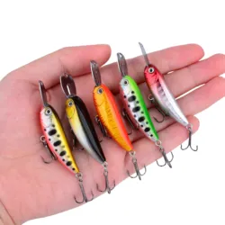 Jerkbait Wobbler hundido con labio de metal para depredadores