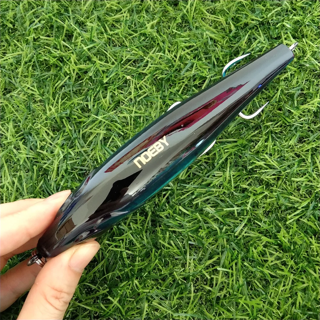 15cm 77g Jerkbait Vib señuelo de Pesca hundimiento Wobblers Lucio señuelos artificiales para aparejos de Pesca señuelo Jerk cebo Pesca - imagen 4