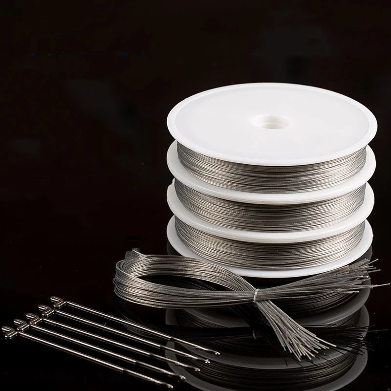 Sedal de pesca de alambre de acero inoxidable ultrafino, línea de señuelo suave antimordedura, para Mar y Océano - imagen 5