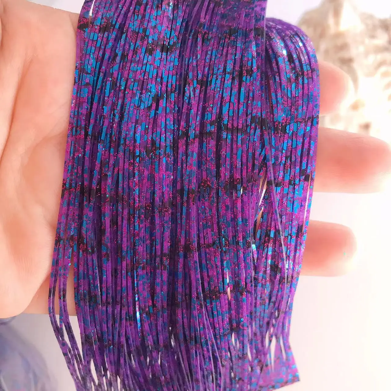 Capas de falda de silicona para Señuelos de Pesca, Material de falda de silicona para artesanía de aparejos, Spinner DIY, plantillas de goma, Buzzbait 8853-321 - imagen 4