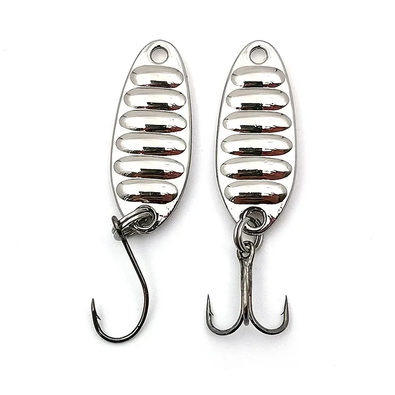 Nuevo 1 Uds señuelo cuchara Señuelos de Pesca Pesca Wobblers Spinner cebos Shads lentejuelas Metal jigging para Pesca de carpa Topwater Isca Bass - imagen 4