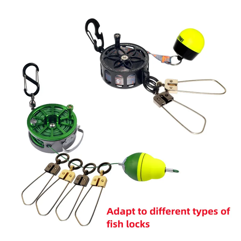 Nuevo 2 uds Clip de larguero de pesca hebilla de bloqueo de peces vivos de acero inoxidable portátil gran juego soporte para peces broches de pesca equipo de engranaje - imagen 5