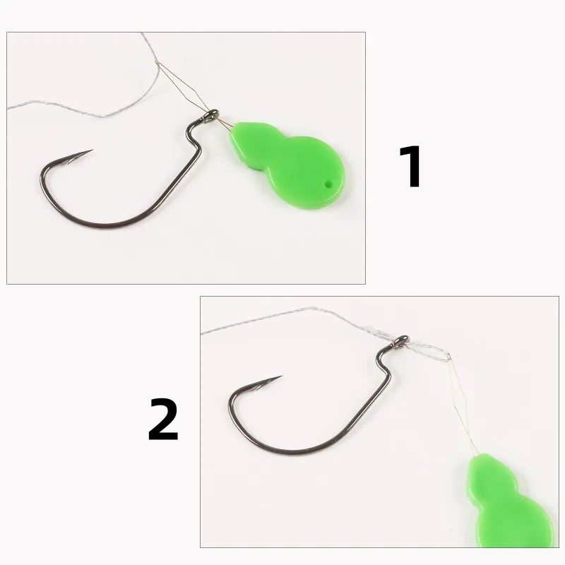 Dispositivo de enhebrado de aguja de calabaza de plástico, dispositivo de plomo para enhebrar carpa europea, máquina de coser, accesorios de equipo de pesca, 4 Uds.