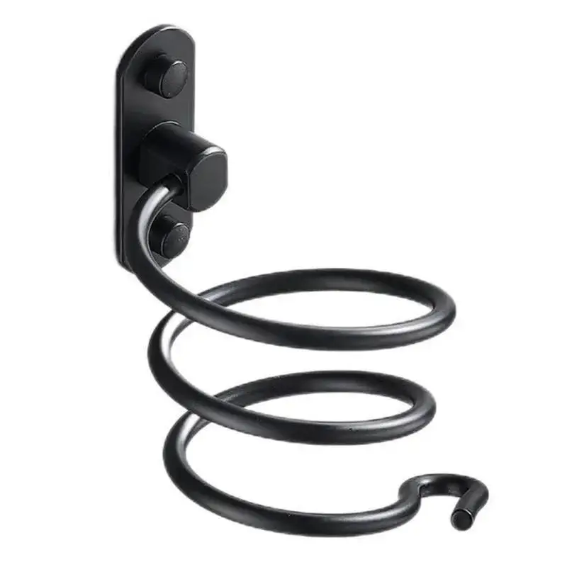 Soporte Secador Pelo Pared – Organizador Espiral para Baño - imagen 4