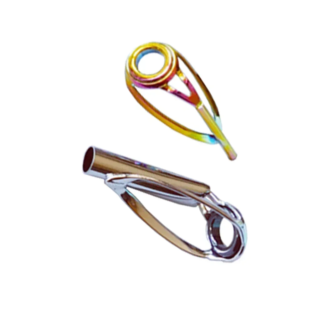 Anillo guía para caña superior de pescar, punta de línea de 1,2mm-3,0mm, anillos oculares DIY de acero inoxidable, Kit de reparación de postes, accesorios de repuesto - imagen 4