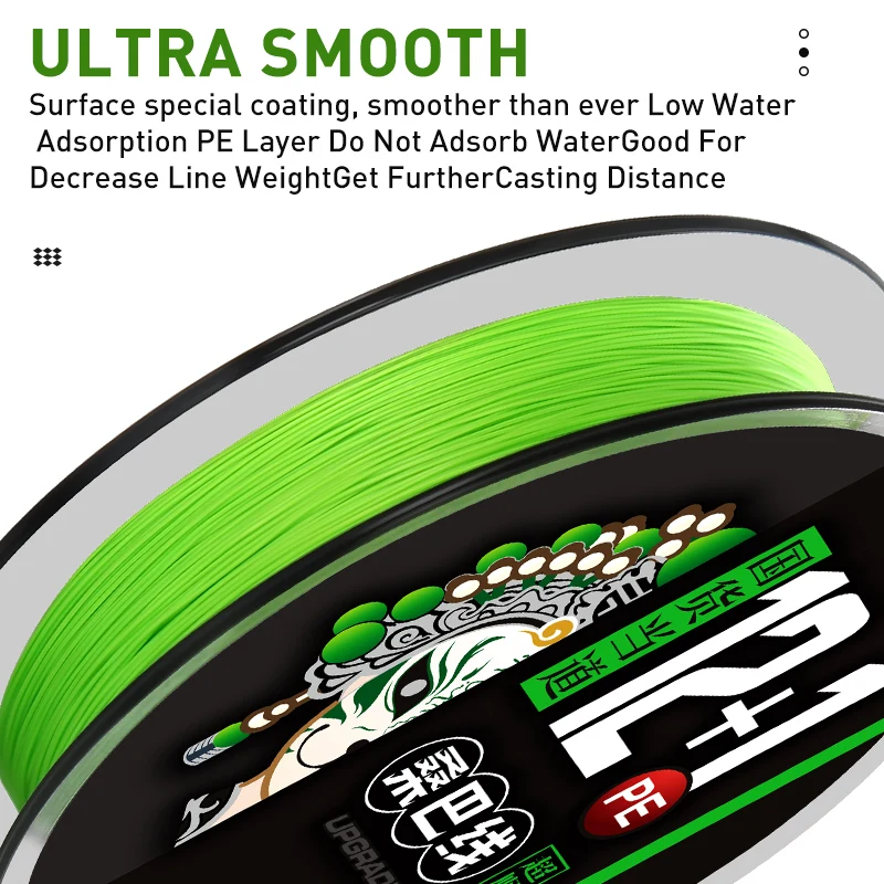 ZUKIBO SAMBO-sedal de pesca trenzado de 12 + 1 hebras, extremadamente fino y suave, resistente a la abrasión, para agua salada y dulce - imagen 3