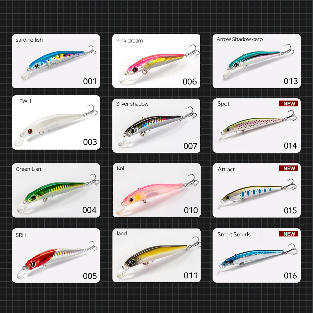 Hunthouse-SEÑUELOS de pesca que se hunden, Señuelos de pesca y 8cm de 7cm, cebo duro Artificial isca, anzuelos Wobblers - imagen 5