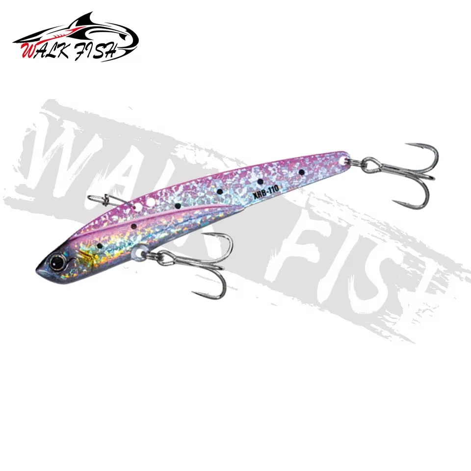 WALK FISH 1 Uds 110mm 45g VIB cebos de pesca hundimiento trucha cebos de lápiz de largo alcance sumergido Artificial cebo de mar de agua dulce lubina - imagen 3