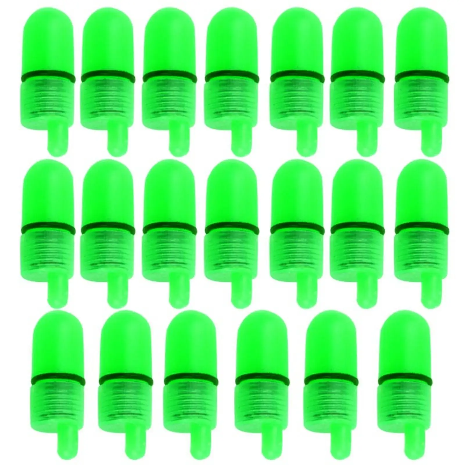 20 piezas punta de alarma de caña de pescar luces LED nocturnas para doble campana alarma de mordida luminosa eléctrica de alta calidad para herramienta de aparejos al aire libre - imagen 4