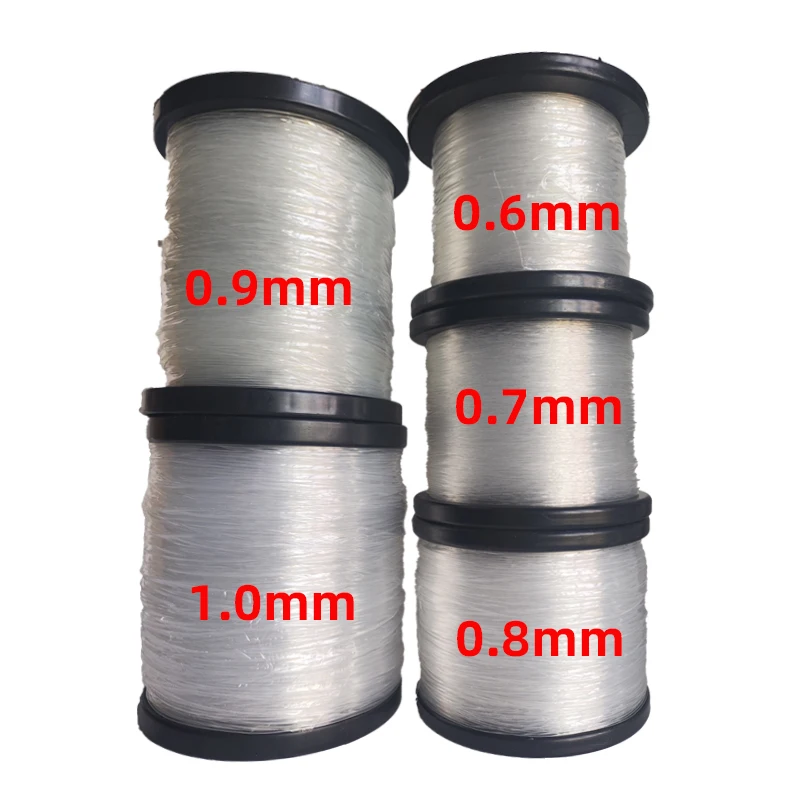 Línea de pesca de mar de gran tamaño de 500m, línea de pesca de nailon monofilamento súper fuerte, diámetro grueso Invisible 0,6/0,7/0,8/0,9/1,0mm - imagen 2