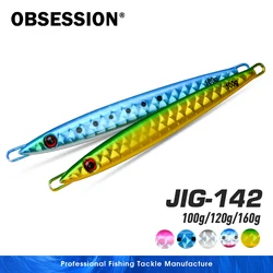 OBSESSION J142 Señuelo Jigging Metálico Luminoso para Agua Salada