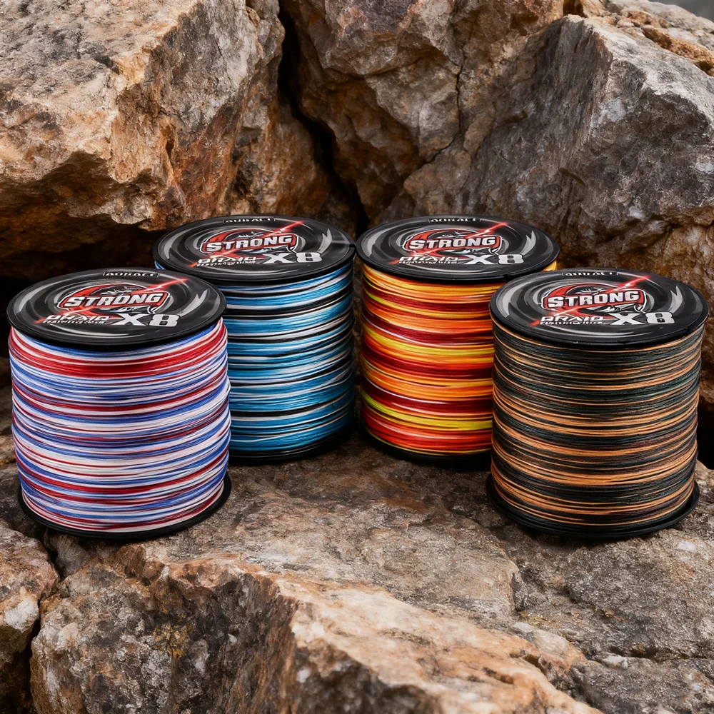 Aorace Línea trenzada 8 hebras PE – Alta resistencia para spinning - imagen 2