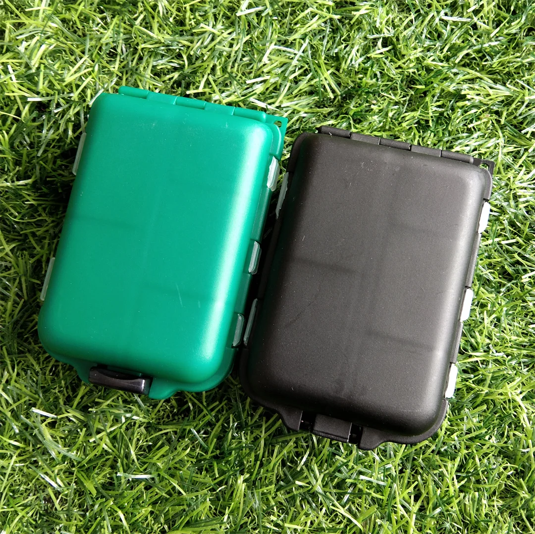 Mini caja de almacenamiento de 10 rejillas, caja de accesorios de partición de equipo de pesca, gancho para cuchara de pesca, caja de almacenamiento de cebo, accesorios de pesca - imagen 2