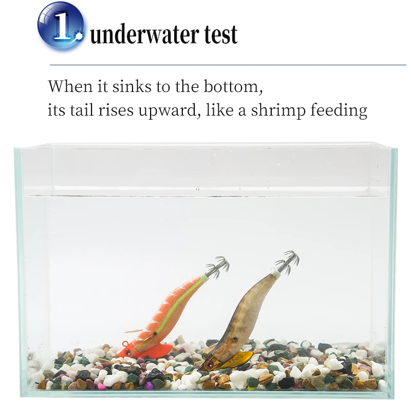 Anzuelo de calamar de 40g/27g, señuelo de pulpo, juego de anzuelos de pesca - imagen 5