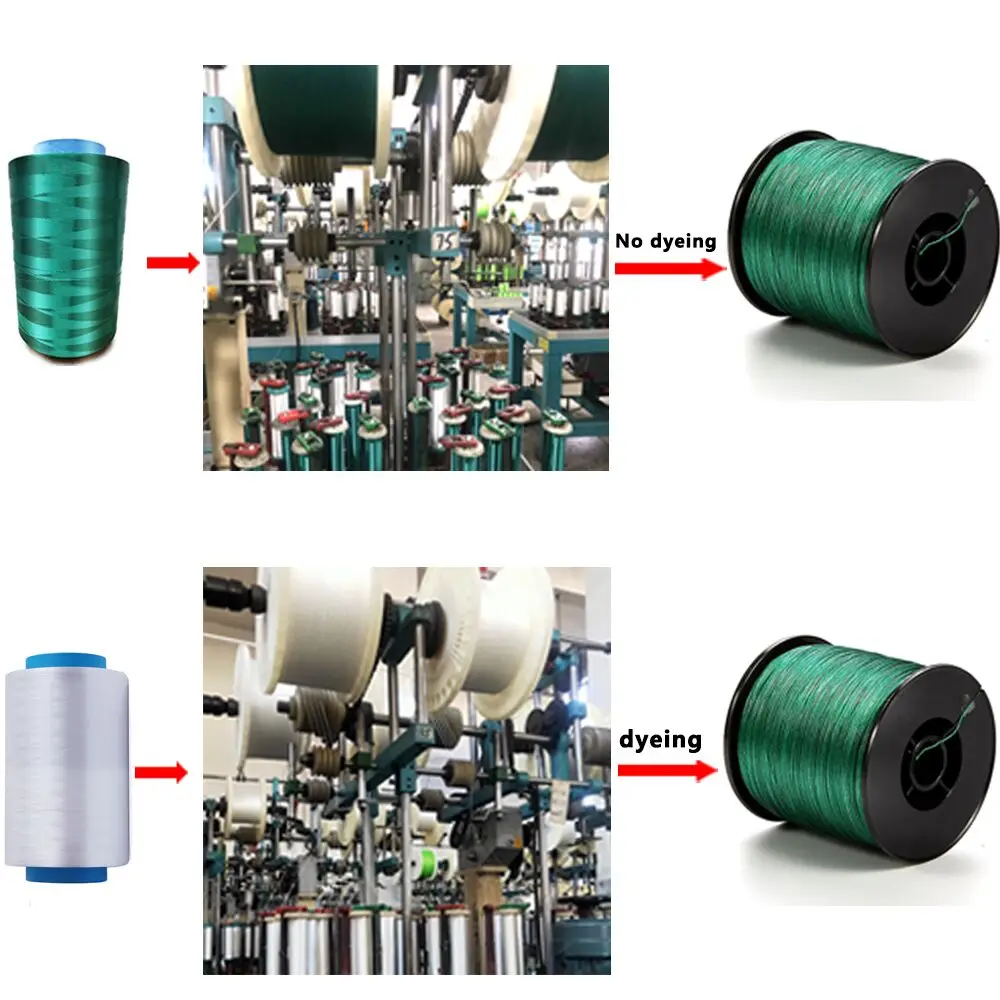 Warknife-sedal de pesca trenzado, 8 hebras, 500M, 1000M, 6-300LB, no teñido, resistente y duradero, para pesca de carpa, línea de pesca de agua salada - imagen 5