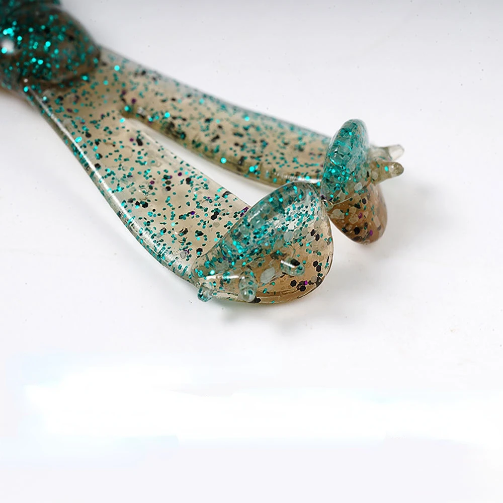 Anzuelo de pesca Artificial Wobbler, cebo de cola en T de cuerno de oveja de 10 piezas, 7cm, 3g, Señuelos de Pesca de Metal para agua salada - imagen 4