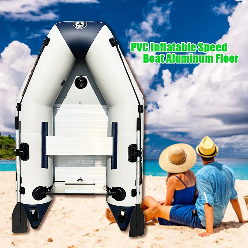 Solarmarine-Bote de asalto plegable de PVC para 4 personas, bote inflable de suelo de aluminio con velocidad aprobada por la CE, para Rafting, Kayak de rescate, botes de remos - imagen 3