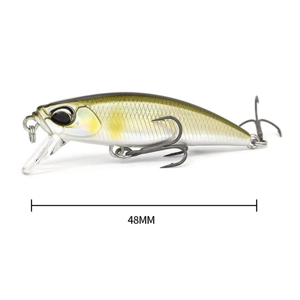 4,8 cm 6,5g señuelo de pesca Micro Minnow Wobbler fundición larga hundimiento Trolling Jerkbait Swimbait cebo duro Artificial trucha cebo para lubina - imagen 5