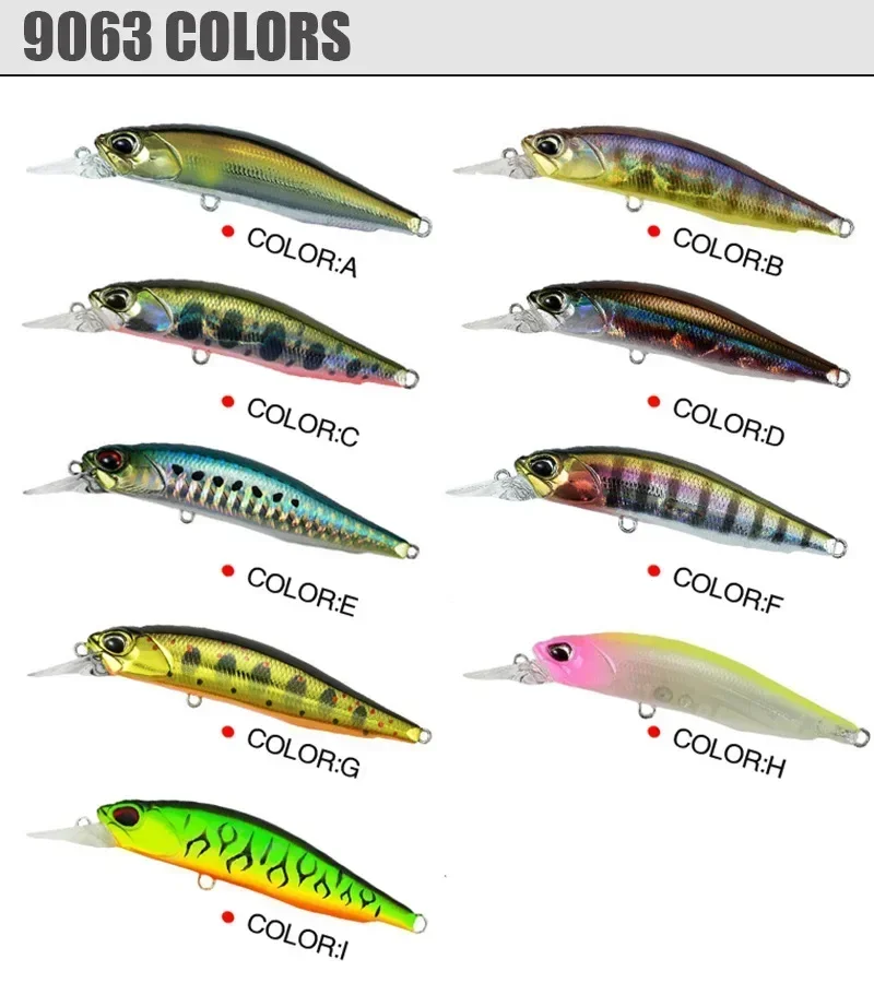 5g 8,4g señuelo de pesca Minnow Wobbler señuelo Rozante suspensión Jerkbait Swimbait cebo duro Artificial Culter Alburnus cebo - imagen 3
