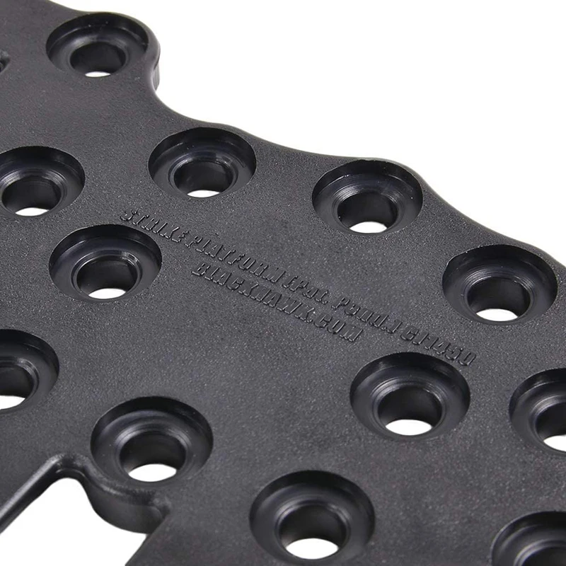 Plataforma ambidiestra MOLLE para fundas CQC, funda de riel de montaje, adaptador de funda de caza, accesorios de pistola para chaleco táctico - imagen 5