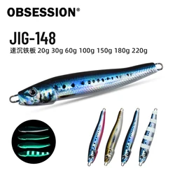 Señuelo Jigging OBSESSION J148 luminoso para lubina y atún