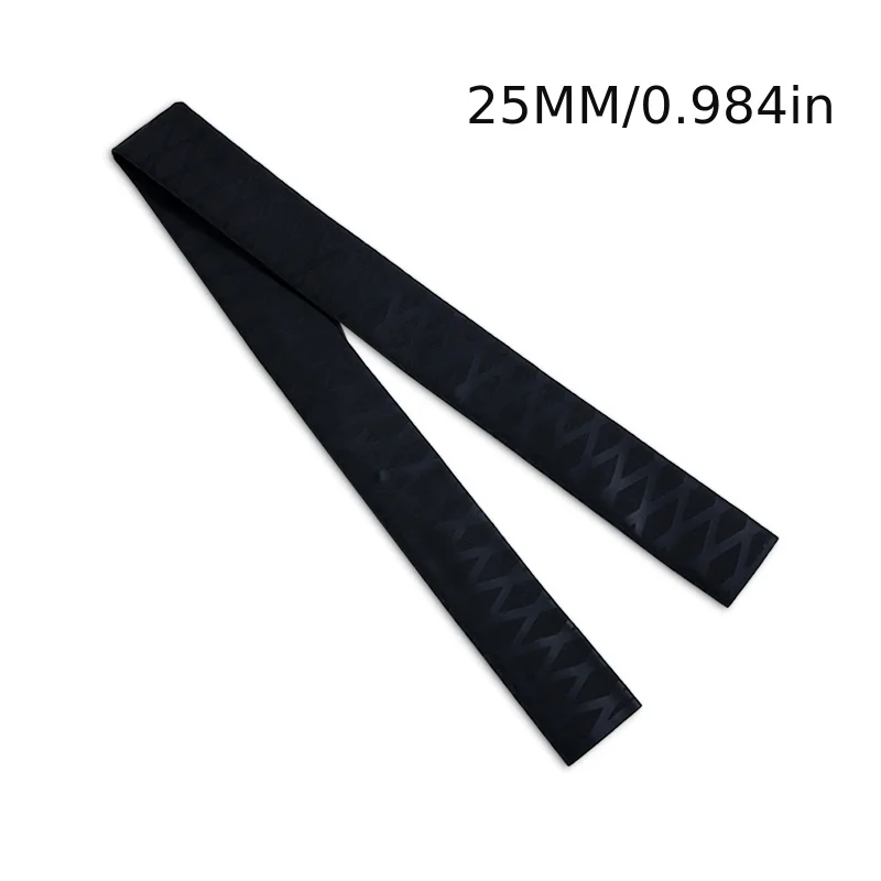 Tubo termorretráctil de 1m, envoltura impermeable para pesca, caña de pescar, funda para raqueta de bádminton, tubo de PVC, funda para Cable de agarre, alambre negro - imagen 5
