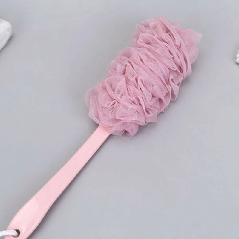 Cepillo de Espalda con Mango Largo – Esponja Exfoliante de Malla Suave para Ducha - imagen 3