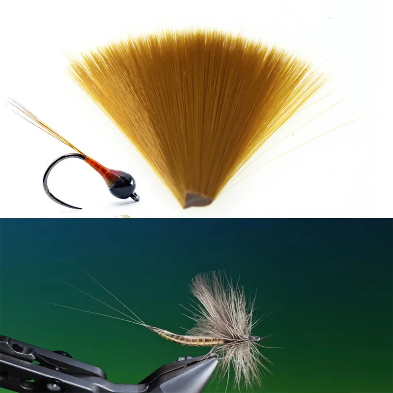 Royal Sissi-Juego de 5 colores, colas mayfly súper finas de 1,5 pulgadas de largo, flotador de cuenca, fibra de nailon de microfibra, material sintético para atar moscas - imagen 5