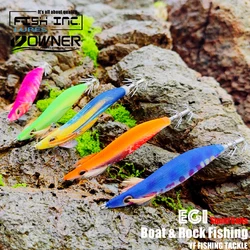 Fish Inc 2.0 Jig Calamar Madera Cola Luminosa