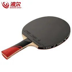 Bate de entrenamiento ping pong Bojier de 3 estrellas con mango adaptable