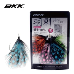 Anzuelos de pesca de asistencia única BKK Feathered 8002-CP