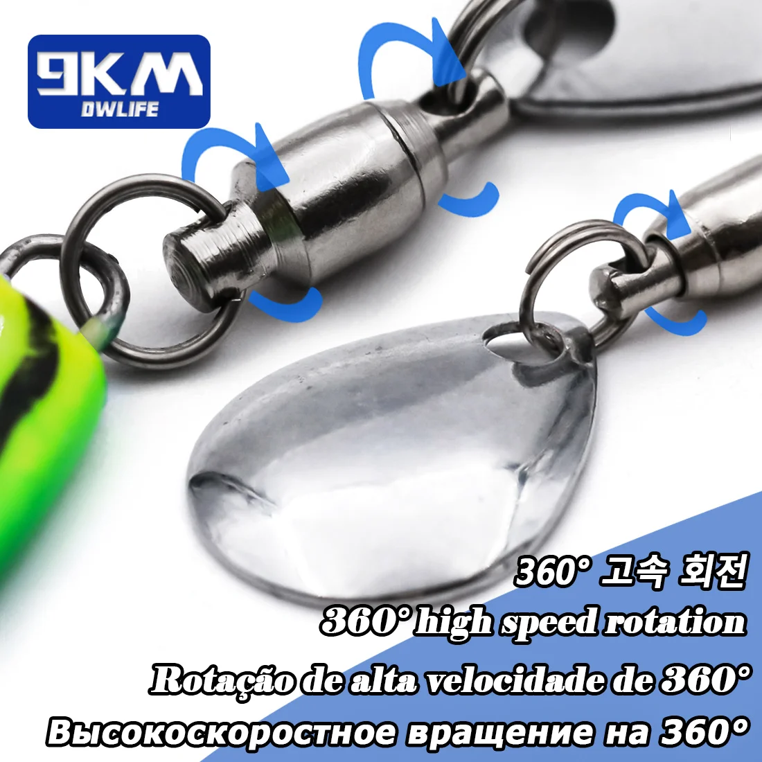 Señuelos Pesca VIB Spinner de Cola Crankbait Hundidos para Lubina - imagen 3