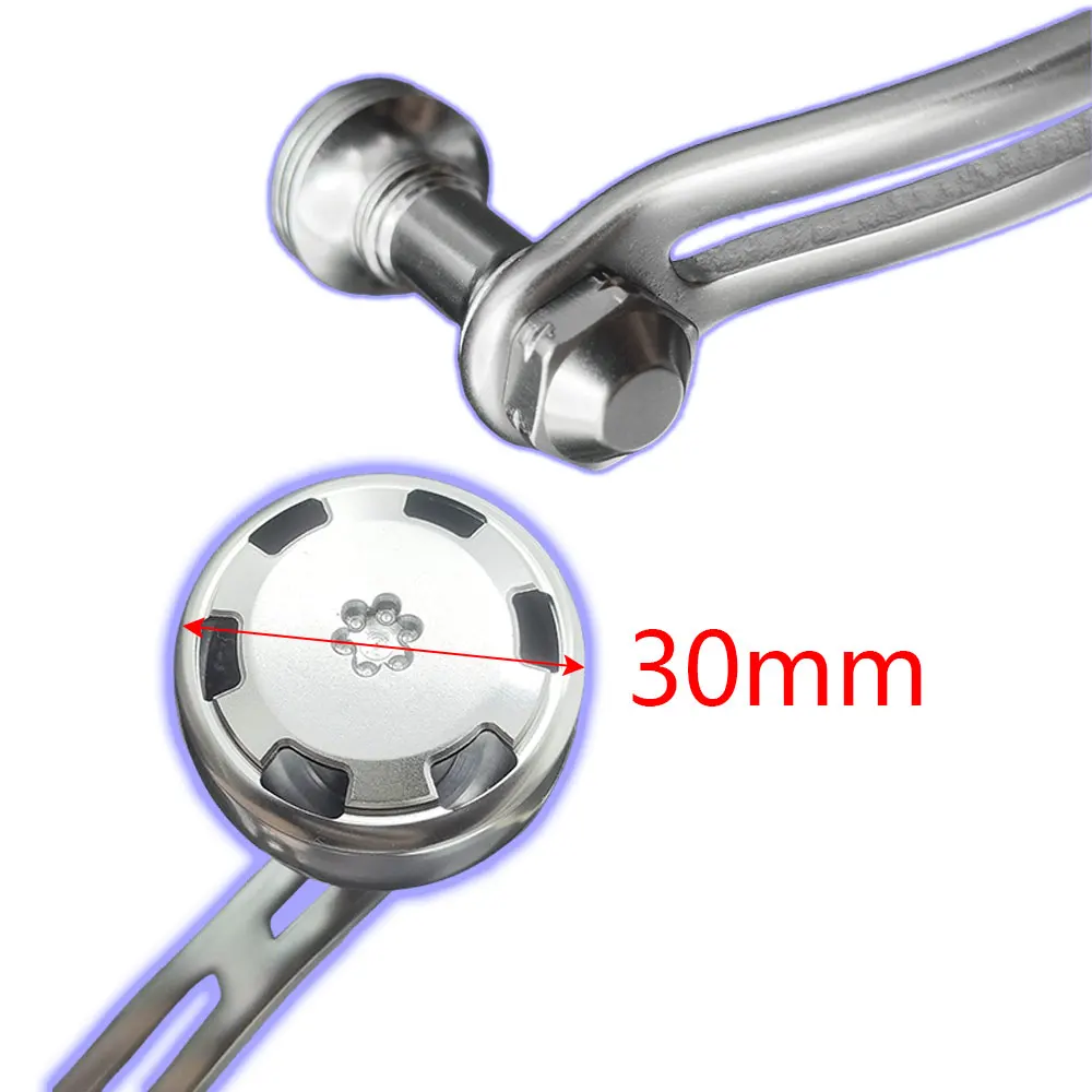 Mango de carrete de pesca totalmente metálico para DAIWA/SHIMANO, mango eléctrico tipo atornillado FUEGO/LUVIAS/STEEZ/TATULA/COMPLEX/EXSENCE/MIRAVEL - imagen 5